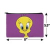 Looney Tunes Tweety Bird Makeup Cosmetic Bag Organizer Pouch - 4 of 4