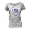 NBA Sacramento Kings Women's Short Sleeve Burnout Scoop T-Shirt - 2 of 4