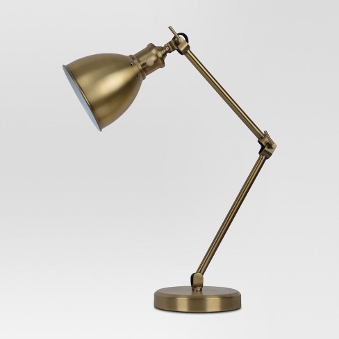 Industrial Task Table Lamp Brass Threshold Target