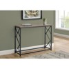 FONTOI Side Table with Wide Table Top, Console Table with Criss-Cross Design, Side Table for Entryway, Hallway, Living Room, Taupe, 13.75"*32"*44" - 2 of 4