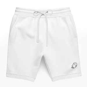 Dalix Ghost Relaxed Fleece Sweat Elastic Short Soft Mens - 1 of 4