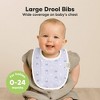 KeaBabies 8pk Organic Baby Bibs for Boy, Baby Drool Bib for Baby Boys and Girls, Newborn Teething Bibs - 2 of 4