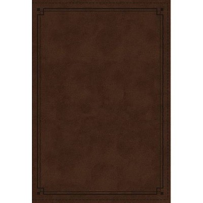 NKJV Study Bible, Imitation Leather, Brown, Red Letter Edition, Indexed, Comfort Print - by  Thomas Nelson (Leather Bound)