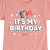 Girls' - Barbie - It's My Birthday Fitted Short Sleeve Graphic T-Shirt - 2 of 4