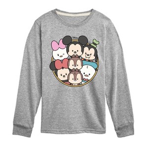 Boys' - Disney - Mickey Friends Long Sleeve Graphic T-Shirt - 1 of 3