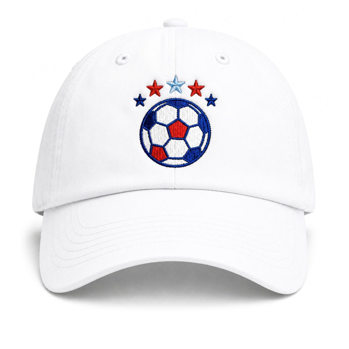 Bits & Bows USA Soccer Baseball Hat - thumbnail 3