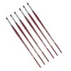 da Vinci COLLEGE Student Brush, Synthetic, Acrylic & Oil, Flat, Series 8740, Size 6, Pack of 6 - 3 of 3