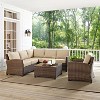 Bradenton 5pc Outdoor Wicker Sectional Set - Crosley
 - image 2 of 4