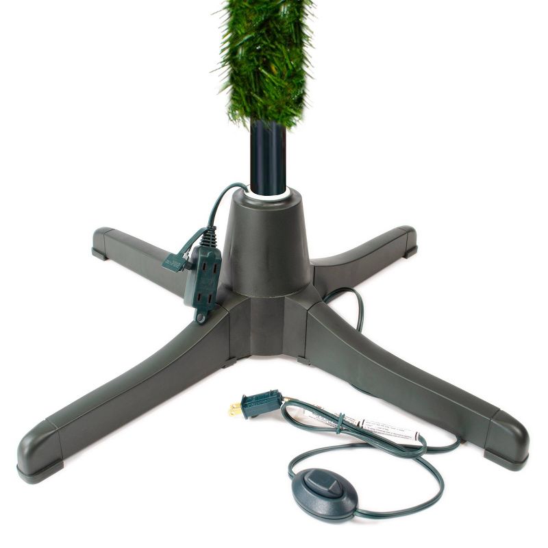 Green Rotating Electric Christmas Tree Stand - Puleo, 3 of 4
