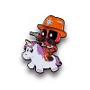 SalesOne LLC Marvel Deadpool Enamel Collector Pin | Official Sheriff Deadpool & Unicorn Pin - 2 of 4