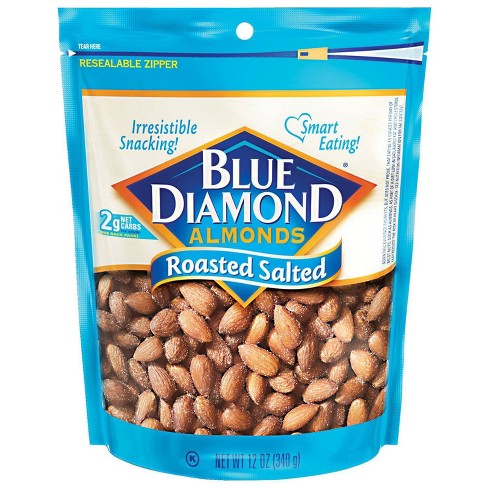 Blue Diamond Almonds Roasted Salted - 12oz : Target