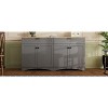 Kumasinova 63"Farmhouse TV Stand with 2 Drawers&2 Doors,Versatile Media Dresser Entertainment Center&Buffet Cabinet for TV up to 70" - 2 of 4