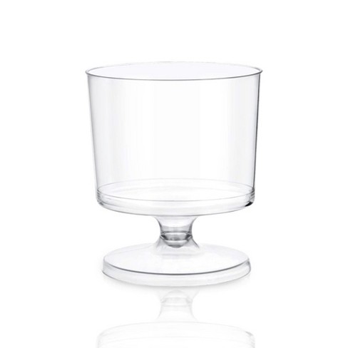 Smarty Had A Party 2 Oz. Clear Round Plastic Disposable Mini Wine Glasses  (480 Glasses) : Target