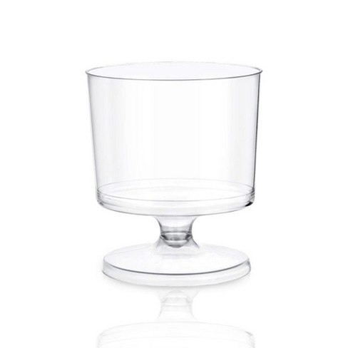 Smarty Had A Party 8 oz. Clear Square Plastic Cups (336 Cups)