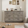 ODK 7 Dresser for Bedroom, 54" Wide Drawer Dresser with Storage Freestanding, Wooden Closet Storage Chest for Living Room, Bedroom, Entryway - 3 of 4