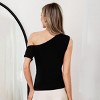 Women's Chic One-Shoulder Top - Cupshe - 3 of 4