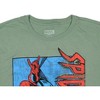 Marvel Spider-Man Men's Spring Into Action Crackle Adult T-Shirt - 3 of 3