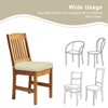 Aoodor Outdoor Dining Chair Cushions Set of 4, Waterproof Patio Furniture Seat Cushions, Outdoor Chair Pads with Ties - 4 of 4