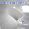Unique Bargains Faux Leather Car Center Console Lid Armrest Box Cover for Honda Accord 7th 2003-2007 - 3 of 4