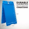 Jumbl 15.7” x 26” A-Frame Sign, Weatherproof Outdoor Sandwich Board for Sidewalk & Business Use - 4 of 4