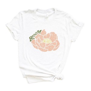 Simply Sage Market Women's Bloom Flower Short Sleeve Graphic Tee - 1 of 3