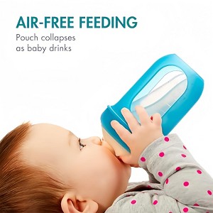 AOSTIRMOTOR Silicone Baby Bottle Pouch and Nipple - 1 of 1