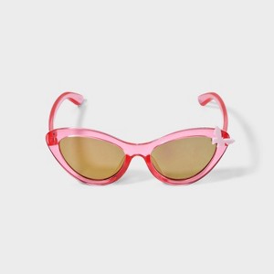 Girls' Wicked Glinda Cateye Sunglasses - Pink - 1 of 3