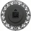 Decorative Iron Style Wall Clock 12 Inch Silent Operated Vintage Elegant Retro Clocks for Living Room Kitchen Office - 4 of 4