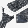 INSPIRE CHIC Men's Adjustable Regular Fit Satin Necktie - 3 of 4