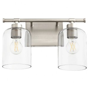 Quorum Lighting Tribute 2 - Light Vanity in  Satin Nickel - 1 of 3