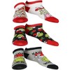 Dr. Seuss The Grinch 12 Days Of Christmas Socks Advent Calendar 12 Day Punch Out Window Adult Ankle No Show Gift Box Set Multicolored - 4 of 4