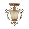 Livex Lighting Villa Verona 1 - Light Semi-Flush Mount in  Verona Bronze/Aged Gold Leaf - 2 of 4