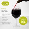 True Big Swig Large Stemmed Oversized Wine Glass, Holds 1 Full Bottle of Red or White Wine, Glassware Gift, 750 ML/25 Oz, Set of 1, Clear Finish - 2 of 4