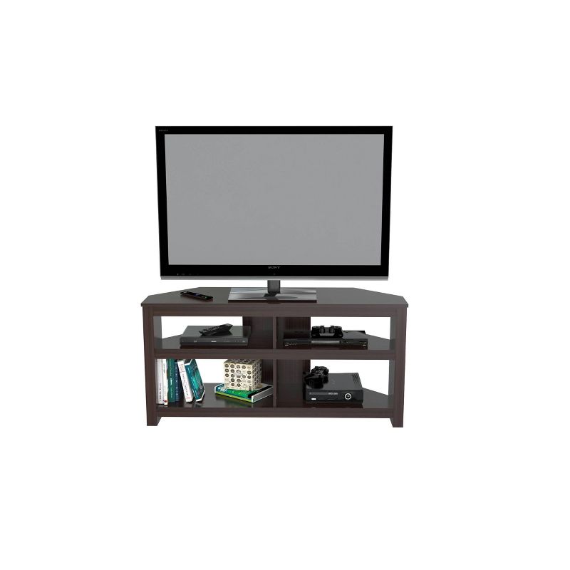 Corner TV Stand for TVs up to 60&#34; Espresso - Inval, 3 of 9