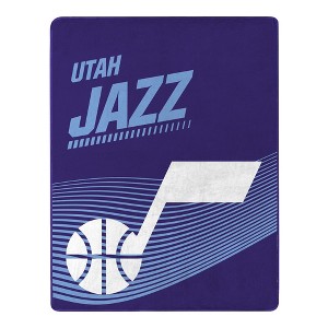 Sweet Home Collection NBA Utah Jazz Microfiber Plush Throw Blanket - 1 of 4