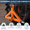 3 Point Trailer Hitch 2" Receiver, Heavy Duty Quick Hitch Attachment, Drawbar Adapter Cat 1 for Tractor Standard Category 1, 10,000Lbs Capacity - 4 of 4