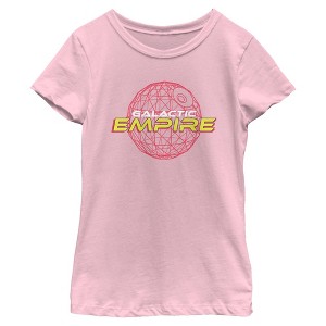 Girls Star Wars Death Star Galactic Empire T Shirt - 1 of 4
