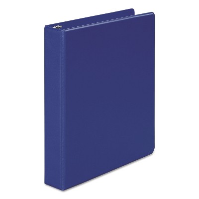 Wilson Jones 368 Basic Round Ring Binder 1 1/2" Cap Blue 36834NBL