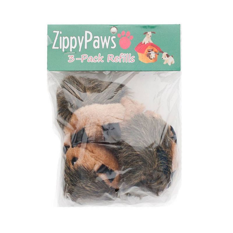 ZippyPaws Miniz Hedgehogs Dog Toy - 3pk, 3 of 7