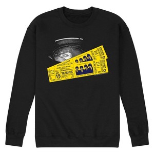 Men's - The Beatles - Shea Tickets-Men's Crew Fleece Sweatshirt Graphic Fleece Sweatshirt - 1 of 4