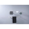 Wall-Mounted Towel Rack in Brushed Nickel Four-Piece Set of Bathroom Essentials - 2 of 4