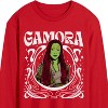 Men's - Marvel - Guardians of the Galaxy Gamora Art Nouveau Long Sleeve Graphic T-Shirt - 2 of 3