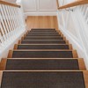 BAGOKIE 15PCS Non-Slip Carpet Stair Treads 8"x30" Mats Indoor for Wooden Steps - 2 of 4