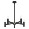 Livex Lighting Copenhagen 5 - Light Chandelier in  Black - 3 of 4