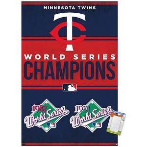 Trends International MLB Minnesota Twins - Champions 23 Unframed Wall Poster Prints - 1 of 4