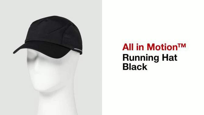 Running Hat Black - All In Motion&#8482;, 2 of 5, play video