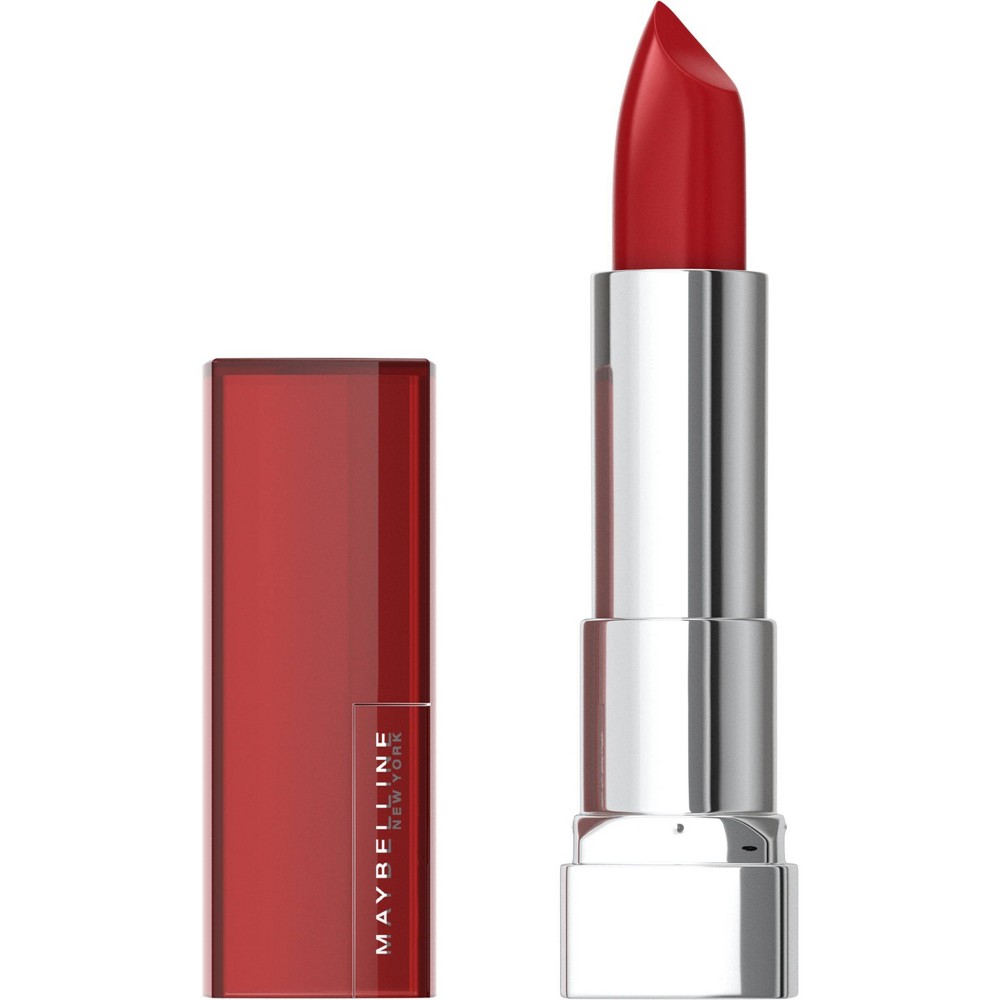 Photos - Other Cosmetics Maybelline MaybellineColor Sensational Cremes Lipstick Crimson Race - 0.15oz: Vibrant 