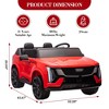 24V Kids Ride on Truck Car, 2 Seat Electric Ride on Car with Parent Remote Control, LED Lights, Music, Ride on Vehicle Toy for Kids Aged 3+ - 3 of 4