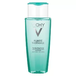 Vichy Pureté Thermale Perfecting Facial Toner, Alcohol Free Hydrating Toner for Face with Glycerin for Sensitive Skin - Fragrance Free - 6.75oz