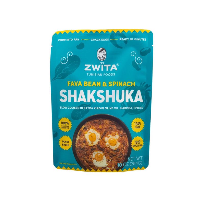 Zwita Shakshuka Fava Bean &#38; Spinach - 10oz, 1 of 7